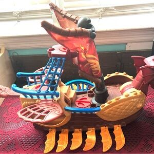 Pirate Adventure Ship Playset - Red, Blue, Yellow